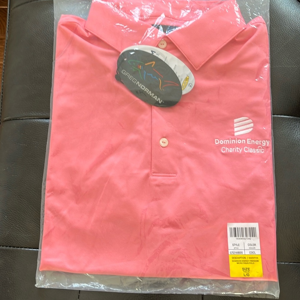 Greg Norman golf shirt. Size Large